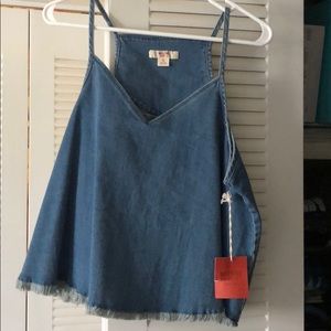 Denim top